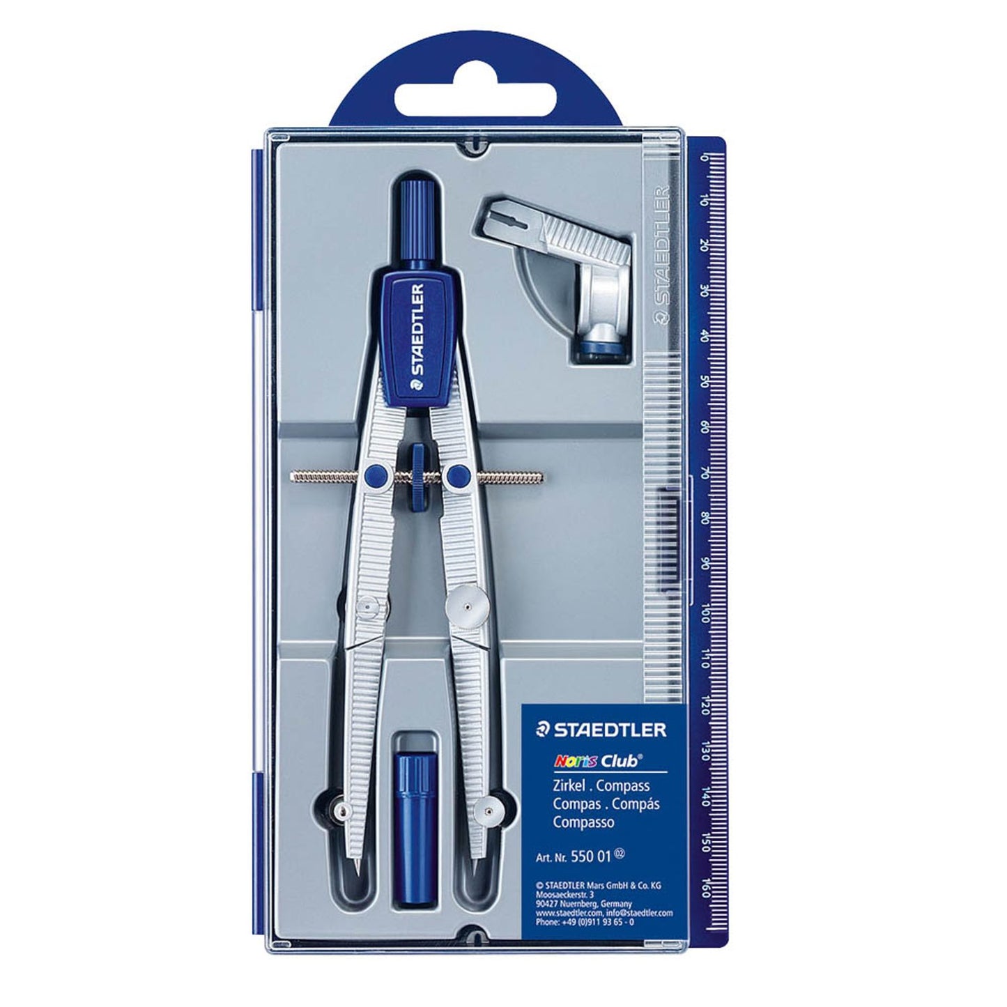 STAEDTLER Zirkel Noris Club® 550 silber | 550 01