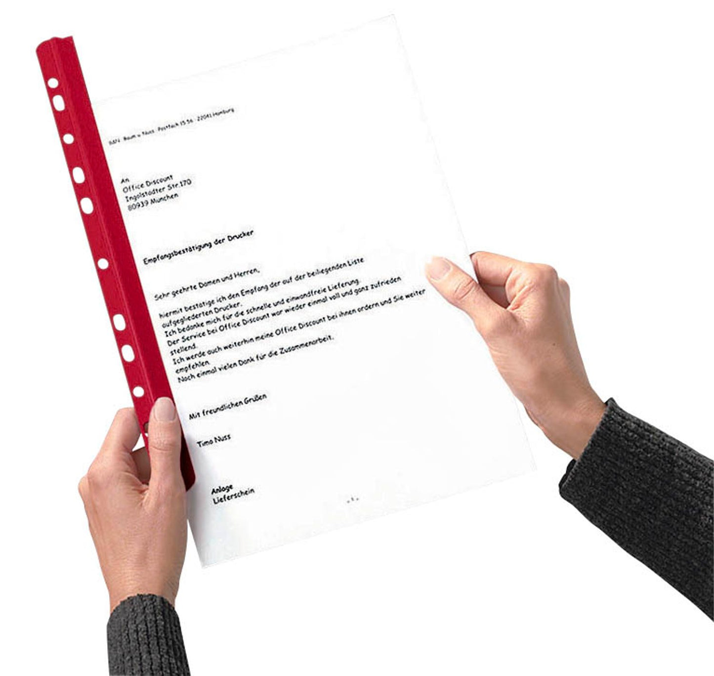 25 Expro Klemmschienen mit Abheftleiste DIN A4 30 Blatt