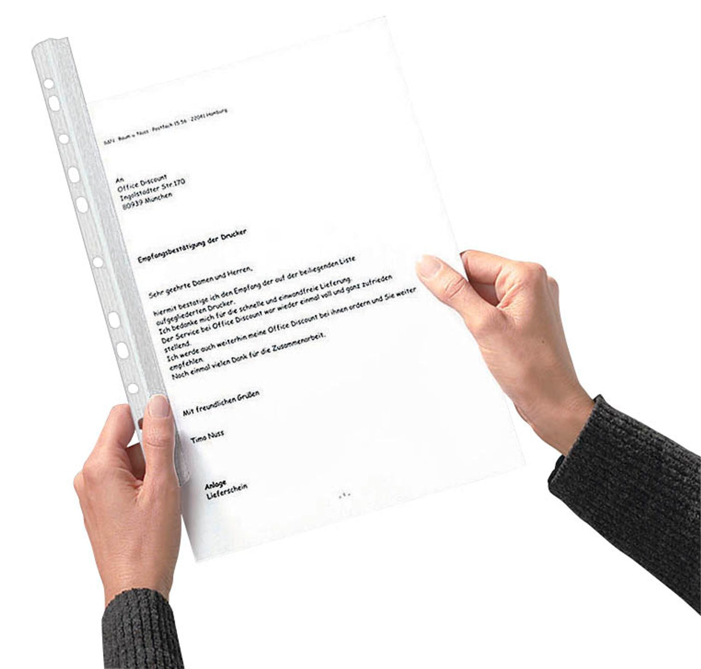 25 Expro Klemmschienen mit Abheftleiste DIN A4 30 Blatt