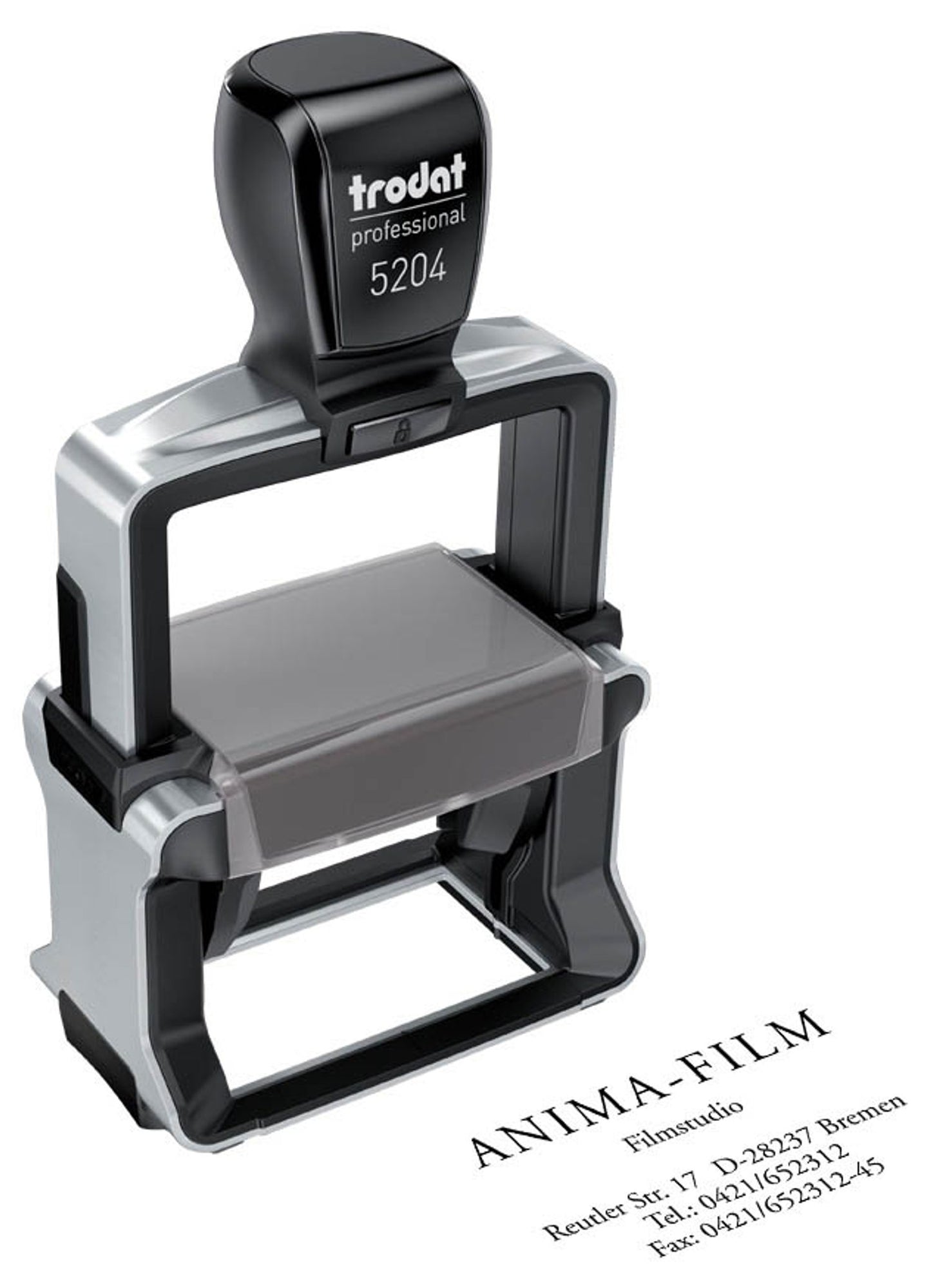 trodat Textstempel, individualisierbar 5204 selbstfärbend schwarz