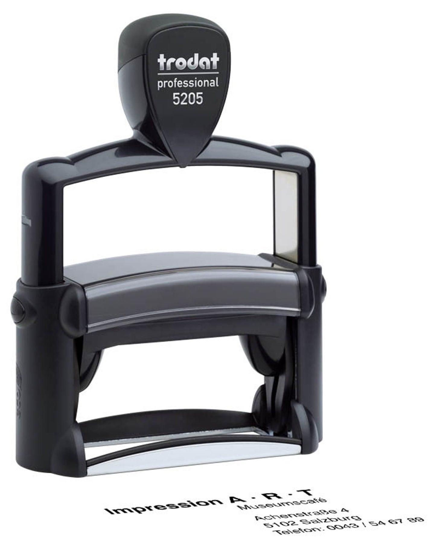 trodat Textstempel, individualisierbar 5205 selbstfärbend schwarz Logo