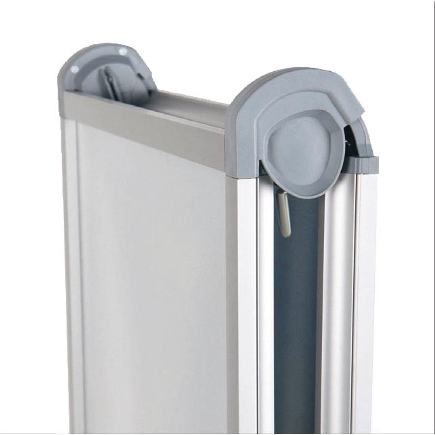 FRANKEN Kundenstopper Outdoor PRO silber DIN A1 2 Fächer | BS1309