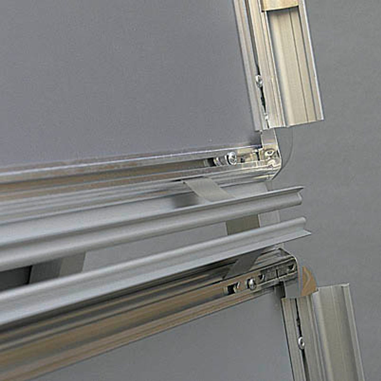 FRANKEN Kundenstopper Standard Plus silber DIN A1 4 Fächer | BS1305
