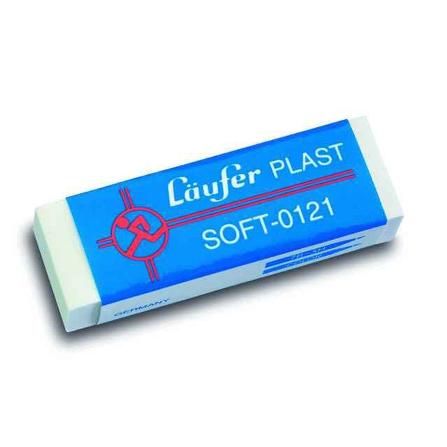 Läufer Radiergummi Plast Soft weiß | 1210