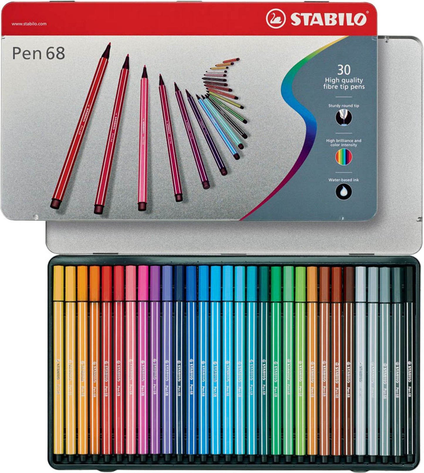 STABILO Pen 68 Filzstifte farbsortiert