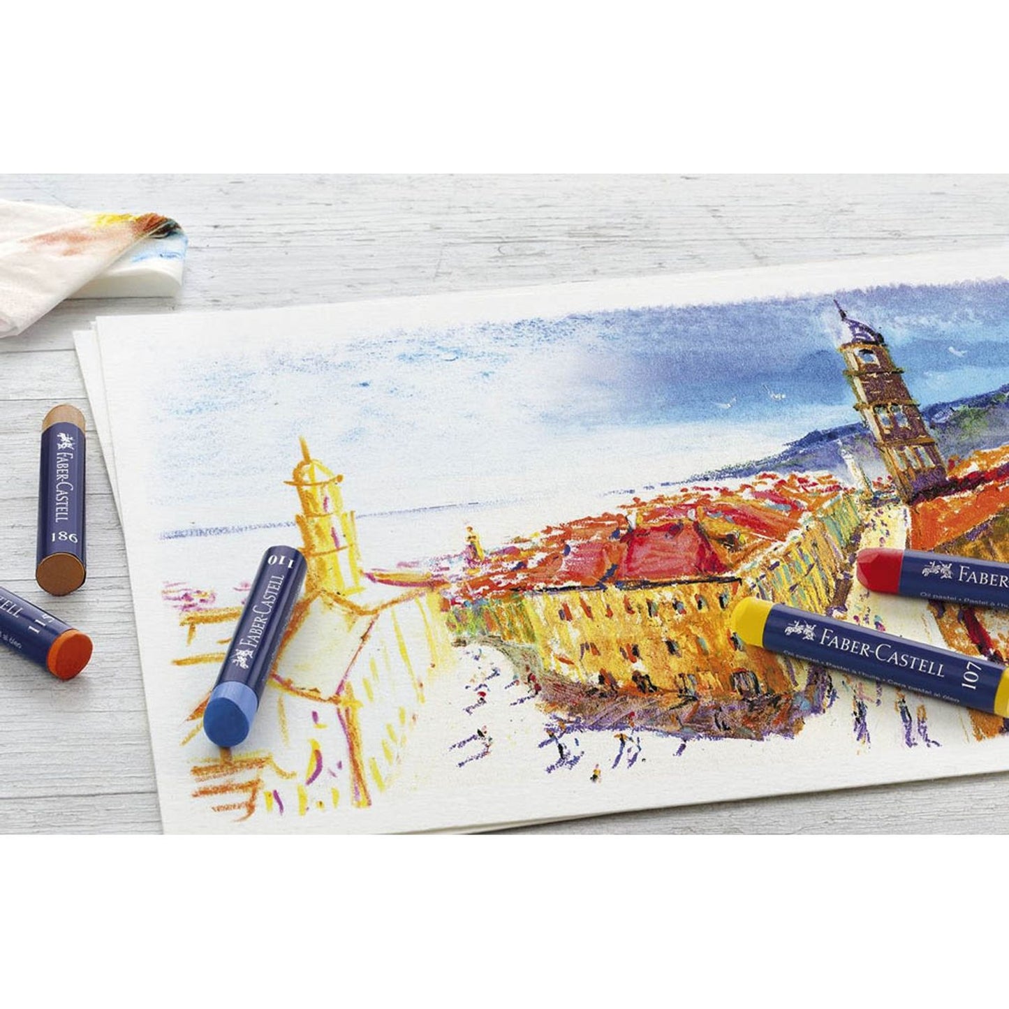 FABER-CASTELL Creative Studio Ölkreide farbsortiert | 127036 | 1 Pack = 36 St.