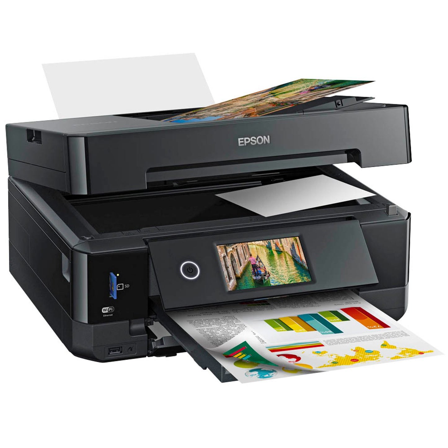 EPSON Expression Premium XP-7100 3 in 1 Tintenstrahl-Multifunktionsdrucker schwarz | C11CH03402