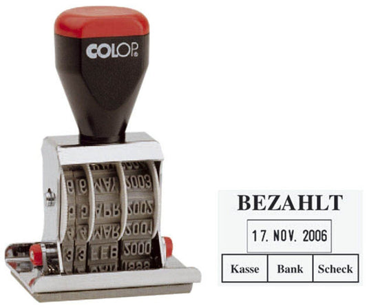 COLOP Datumstempel mit Text