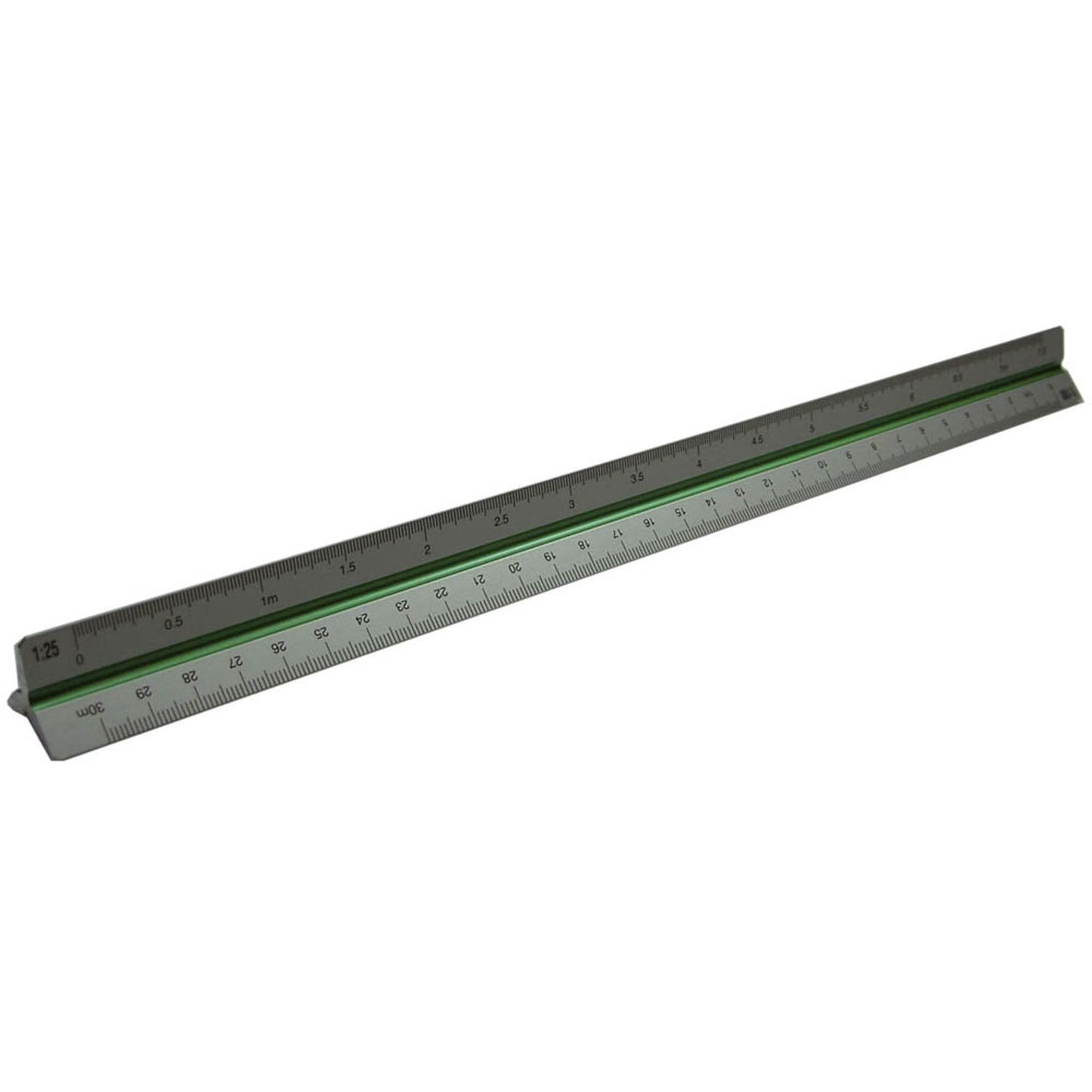 RUMOLD Dreikantmaßstab 30,0 cm, silber | 195DIN30