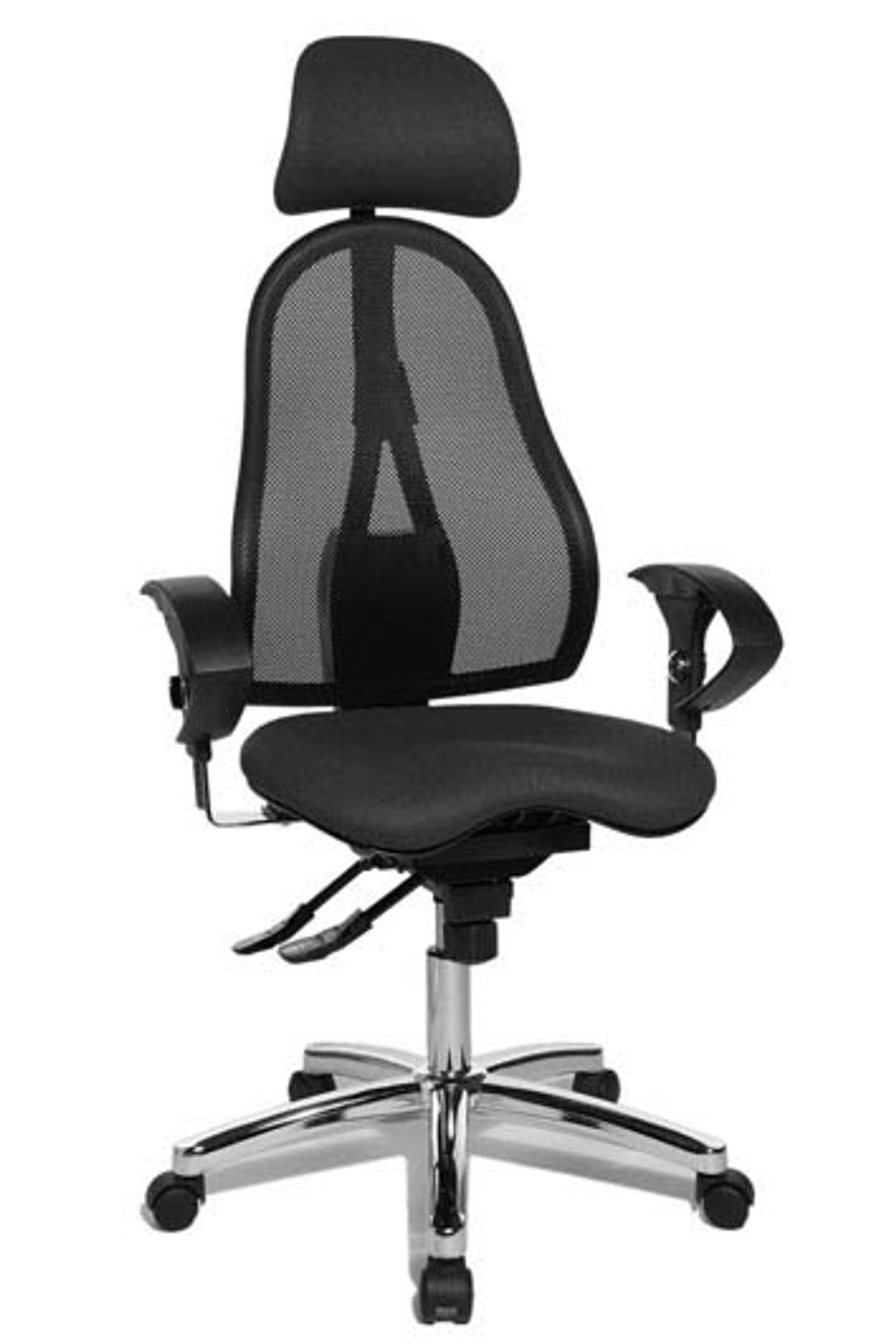 Topstar Bürostuhl Sitness 45, ST99U Stoff, Gestell chrom