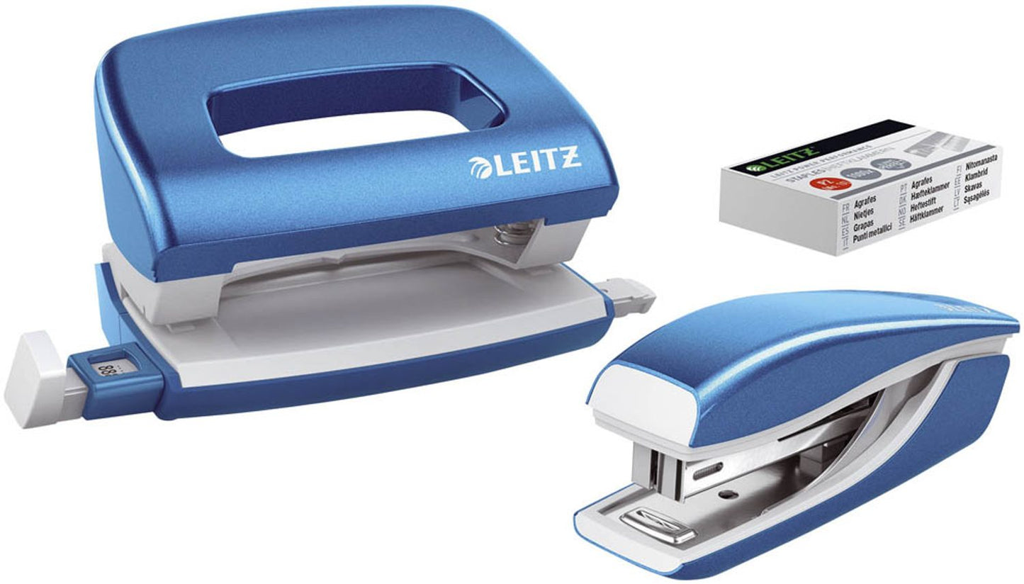 LEITZ Locher und Heftgeräte Set NeXXt WOW