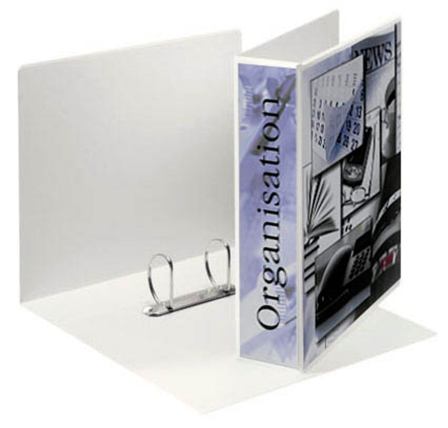 10 Esselte Präsentationsringbücher 2-Ringe weiß DIN A4,