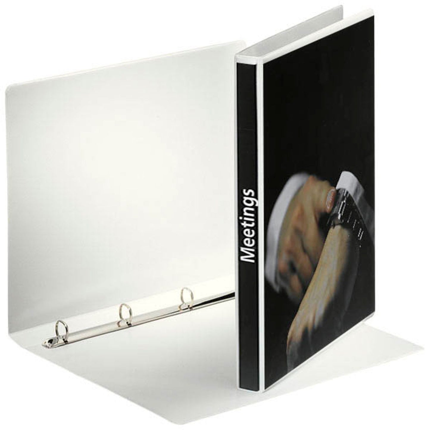 Esselte Präsentationsringbücher 4-Ringe weiß 3,0 cm DIN A4 | 49700 | 1 Pack = 10 St.