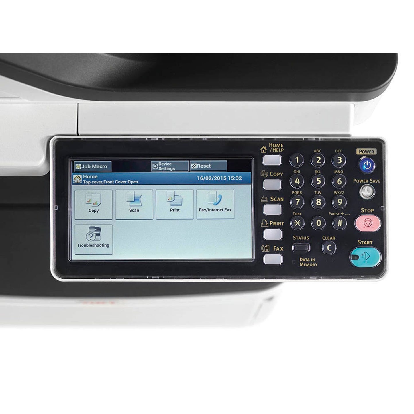 OKI MC853dnv 4 in 1 Farblaser-Multifunktionsdrucker grau | 45850602