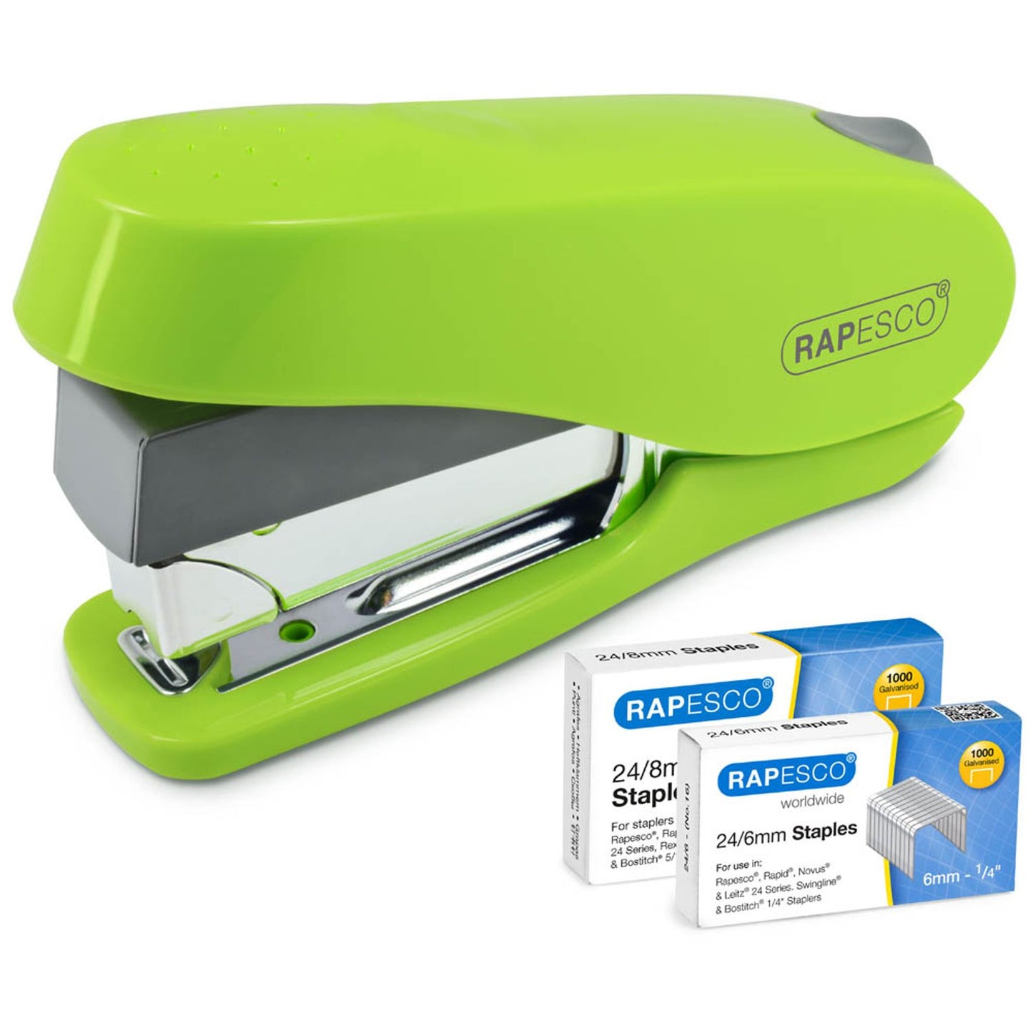 RAPESCO® Heftgerät ECO Luna Less Effort grün | 1470