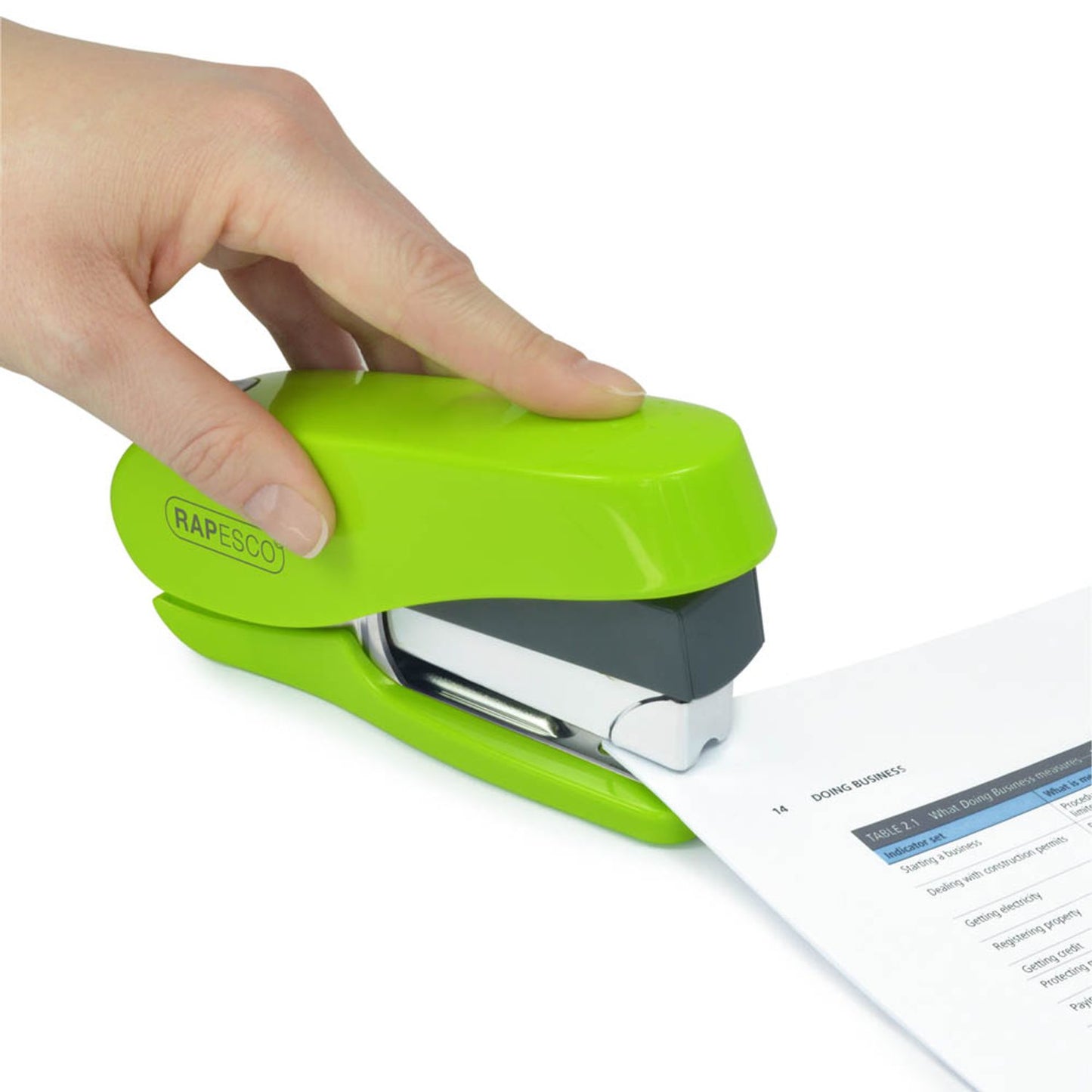 RAPESCO® Heftgerät ECO Luna Less Effort grün | 1470