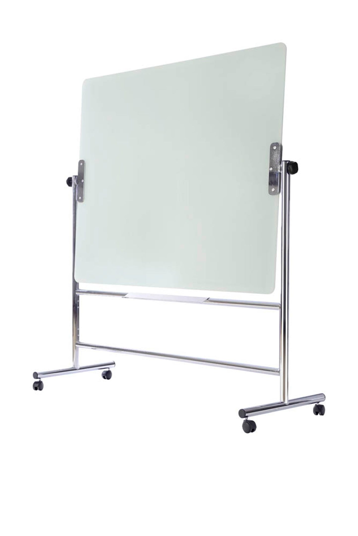 Bi-Office mobile Glas-Magnettafel weiß