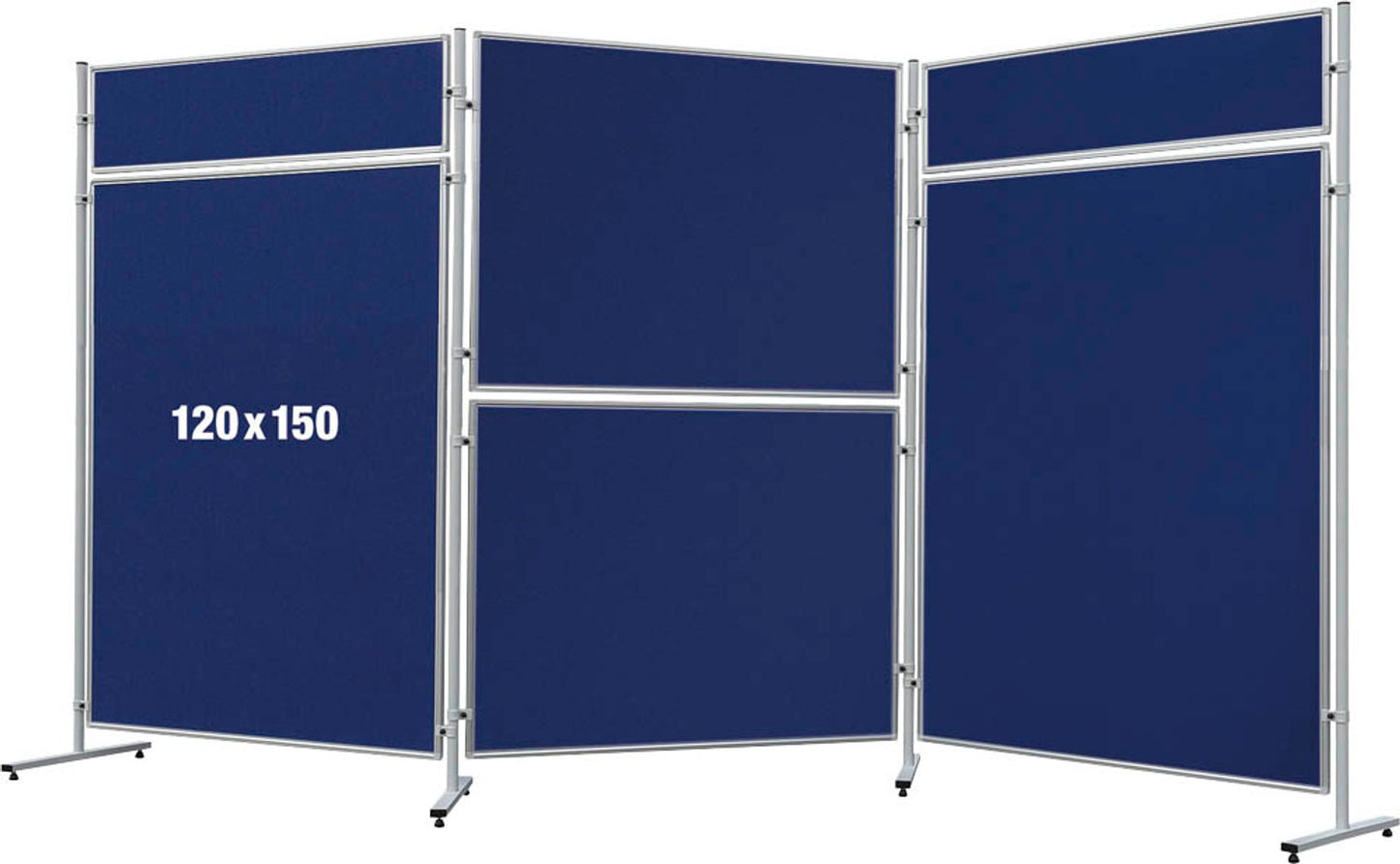 FRANKEN Trennwand ECO, doppelseitig, blau