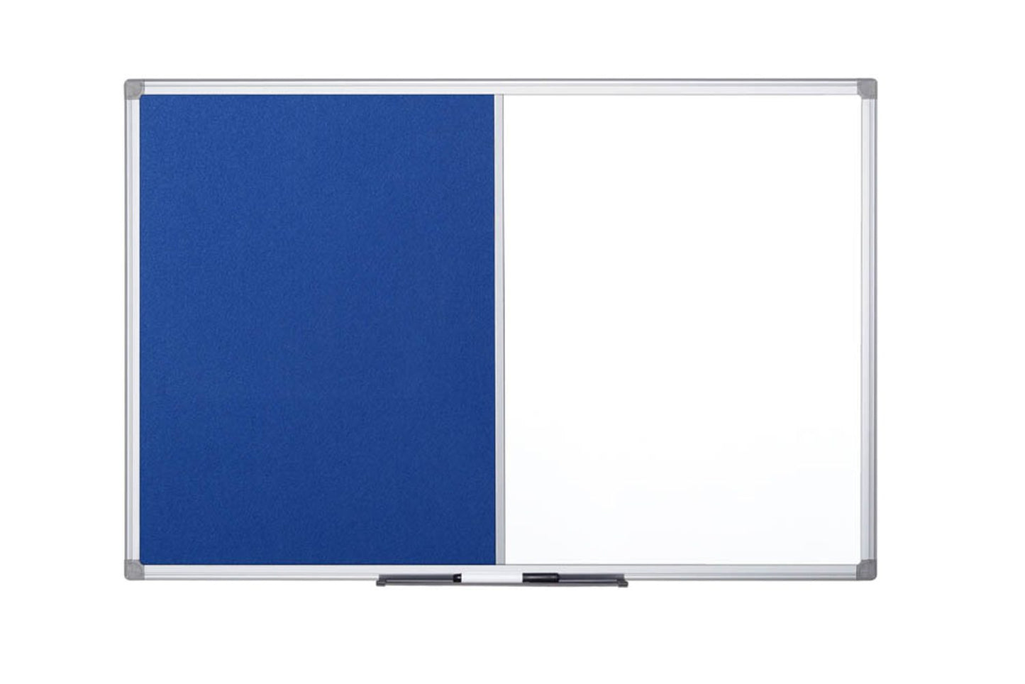 Bi-Office Whiteboard-Pinnwand MAYA KOMBI Textil blau