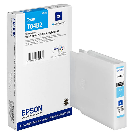 EPSON T04B2XL cyan Druckerpatrone | C13T04B24N
