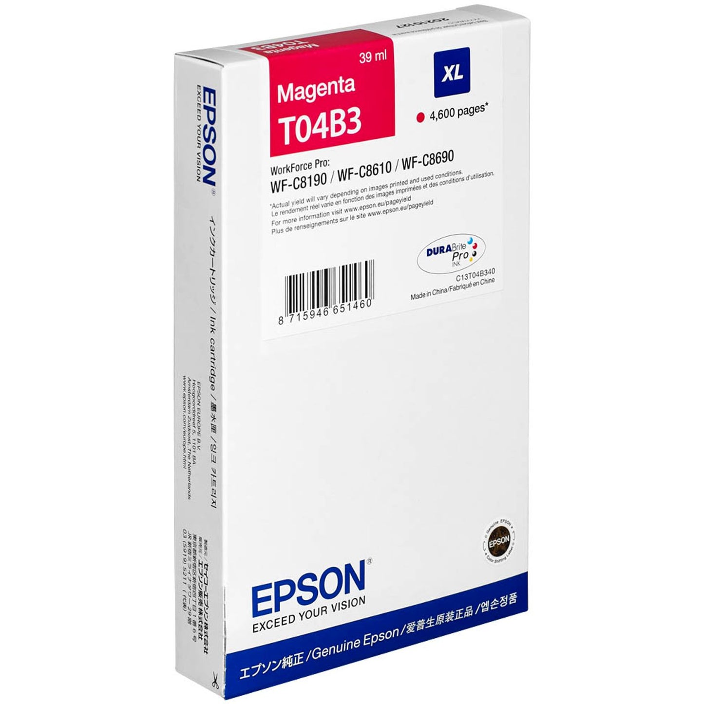 EPSON T04B3XL magenta Druckerpatrone | C13T04B34N