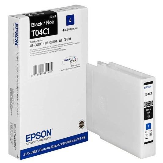 EPSON T04C1L schwarz Druckerpatrone | C13T04C14N