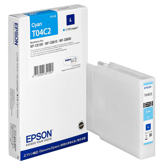 EPSON T04C2L cyan Druckerpatrone | C13T04C24N