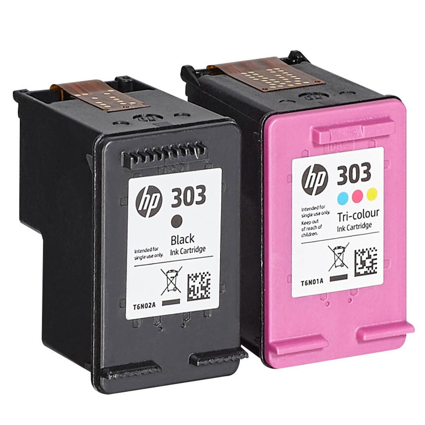 HP 303 () schwarz, color Druckerpatronen, 2er-Set | 3YM92AE | 1 Pack = 2 St.