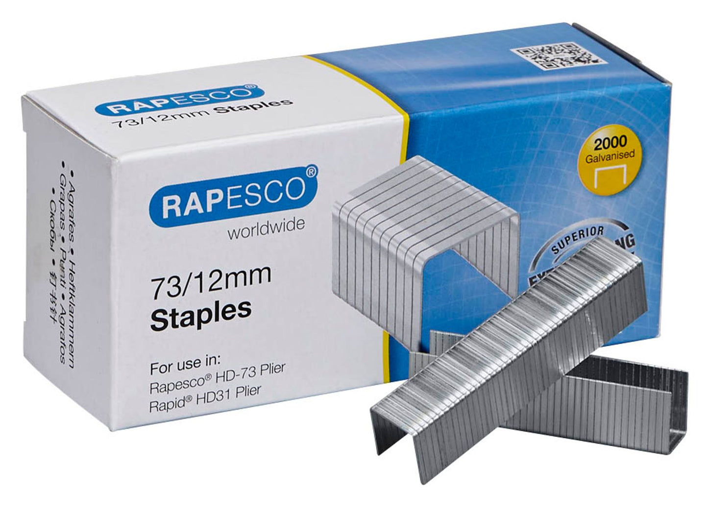 2.000 RAPESCO® Heftklammern