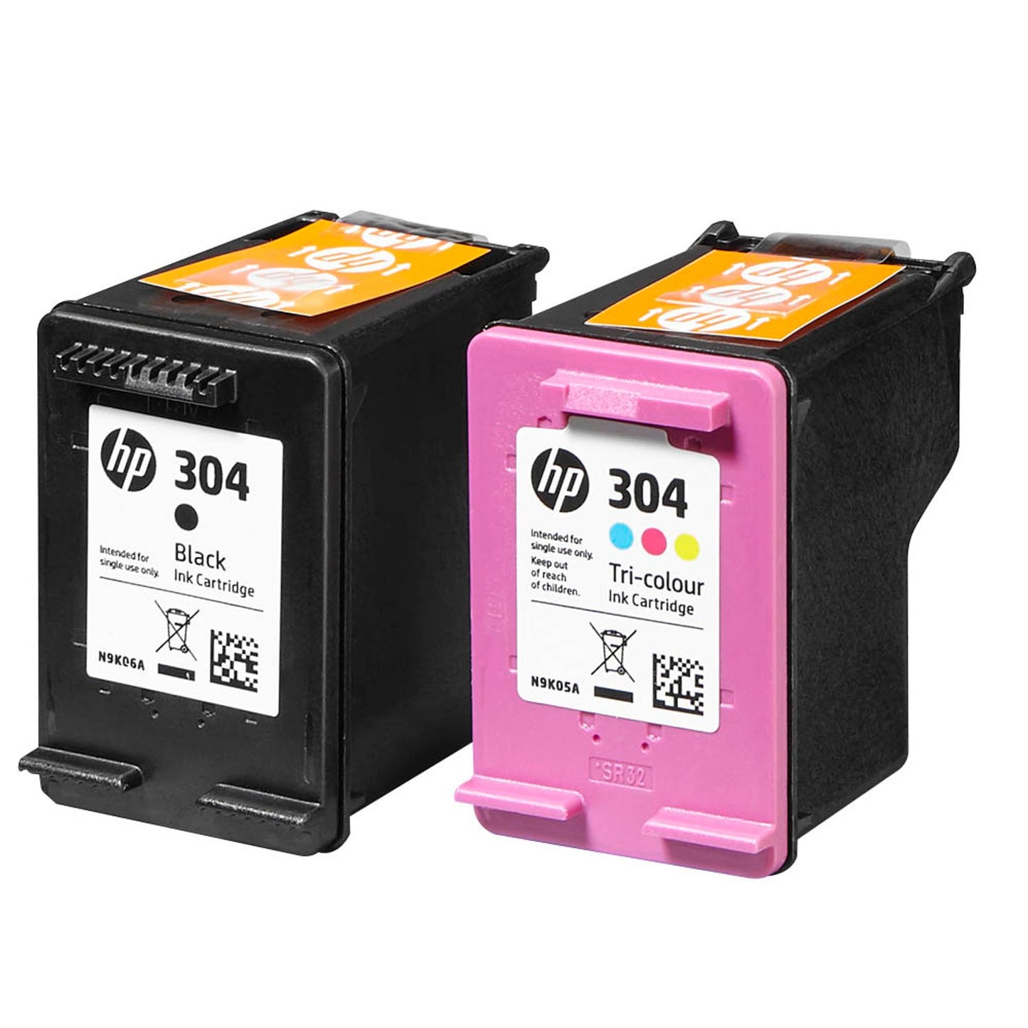 HP 304 () schwarz, color Druckerpatronen, 2er-Set | 3JB05AE | 1 Pack = 2 St.