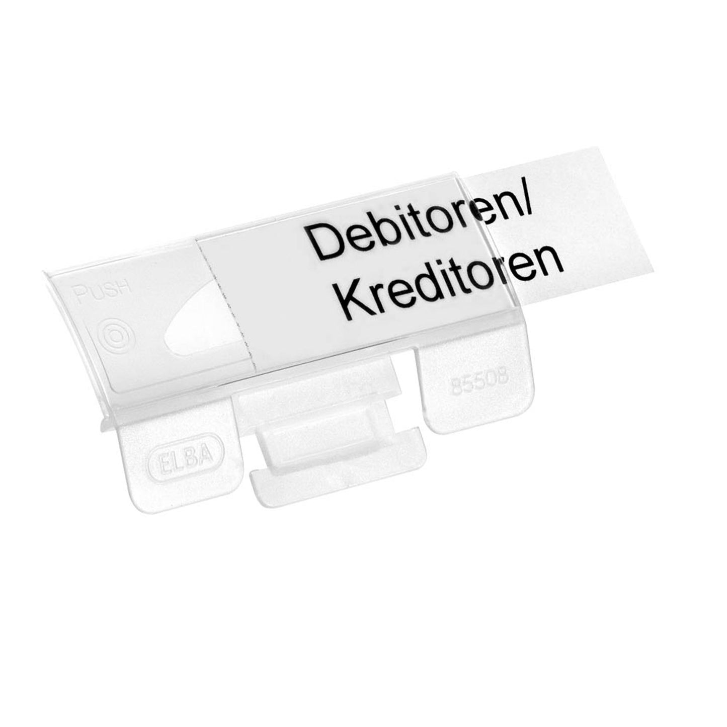 ELBA Vollsichtreiter vertic transparent | 100552070 | 1 Pack = 25 St.
