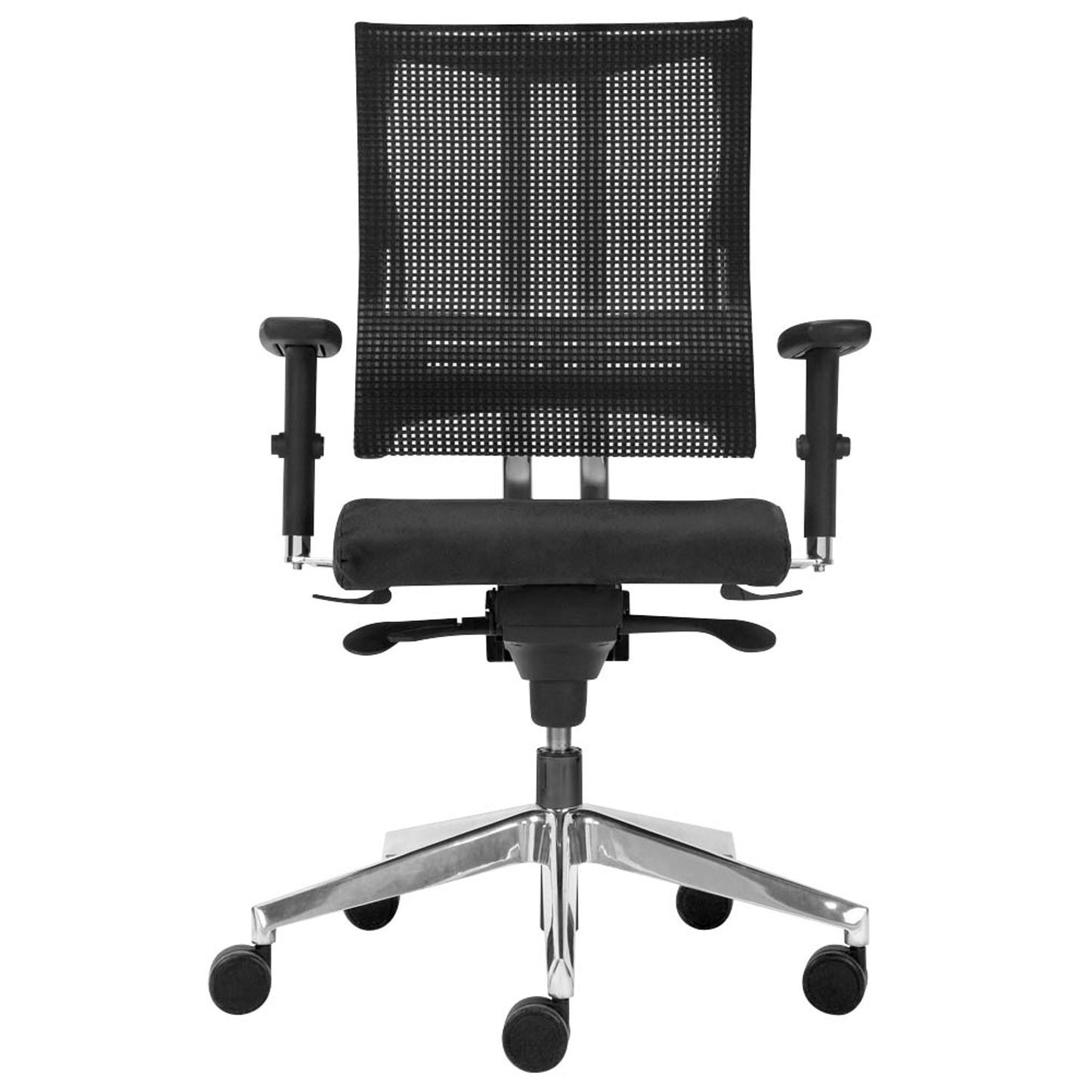 Nowy Styl Bürostuhl Net-Motion Stoff schwarz, Gestell chrom | @-MOTION ST33-POL R15K-CR EST EF019 ESH