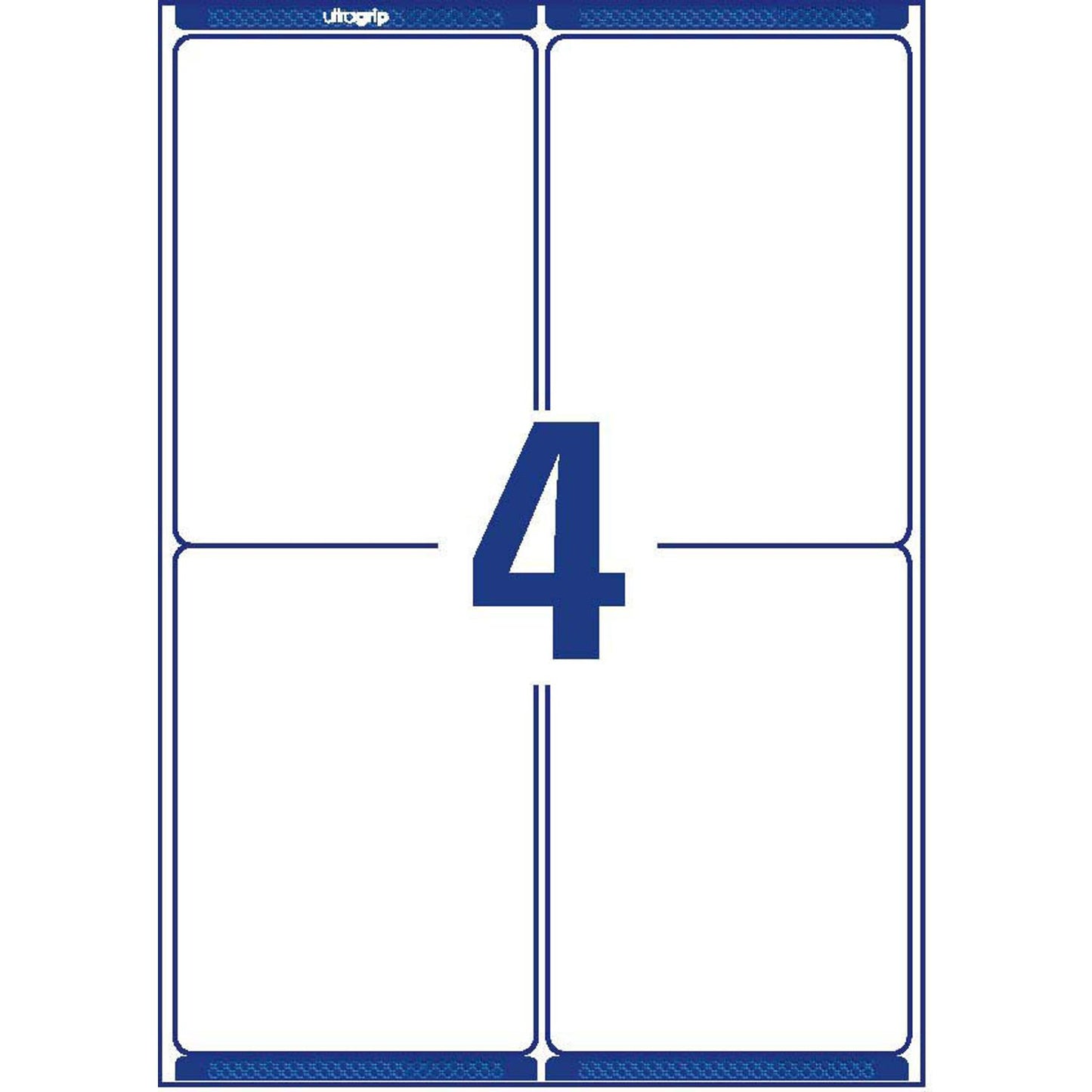 AVERY Zweckform Versandetiketten weiß 99,1 x 139,0 mm | L7169-100 | 1 Pack = 100 Blatt