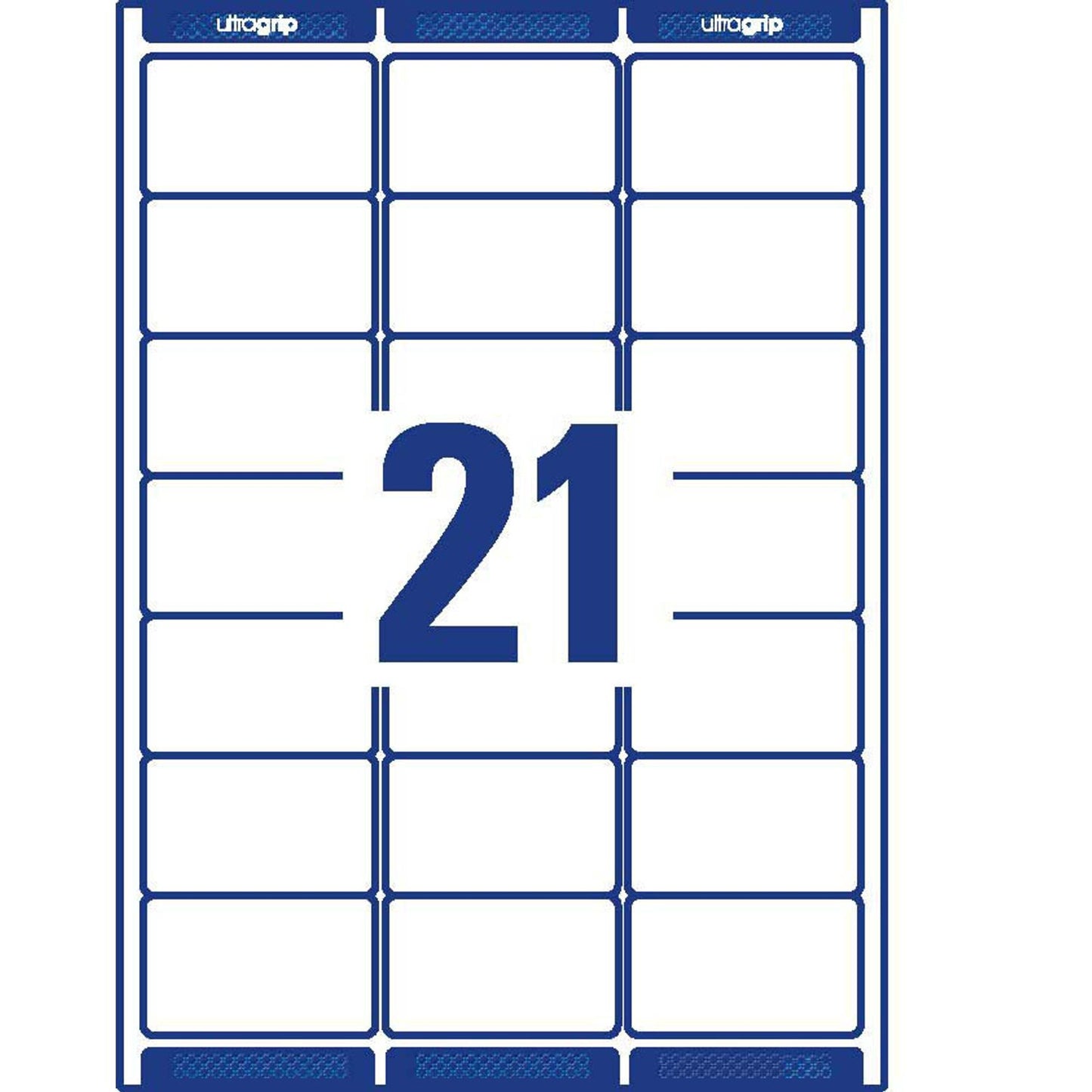 AVERY Zweckform Adressetiketten weiß 63,5 x 38,1 mm | L7160-100 | 1 Pack = 100 Blatt