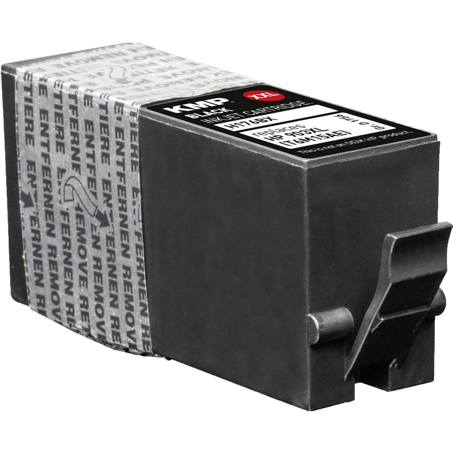 KMP H176BX schwarz Druckerpatrone kompatibel zu HP 903XL (T6M15AE) | 1756,0201