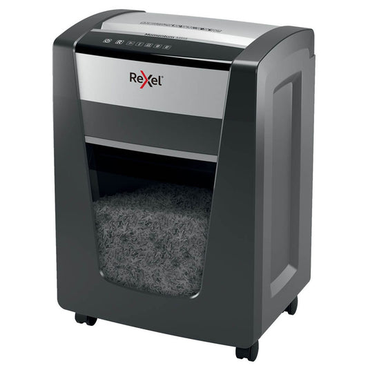 Rexel Momentum M515 Aktenvernichter mit Partikelschnitt P-5, 2 x 15 mm, bis , schwarz | 2104577EU