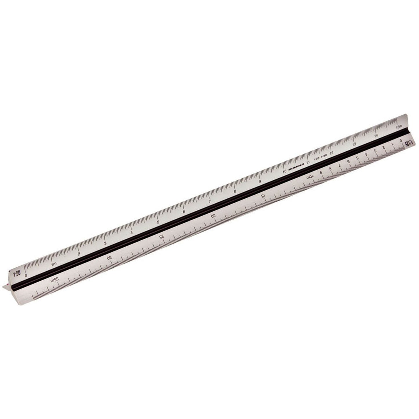 RUMOLD Dreikantmaßstab 30,0 cm, silber | 195 1-30