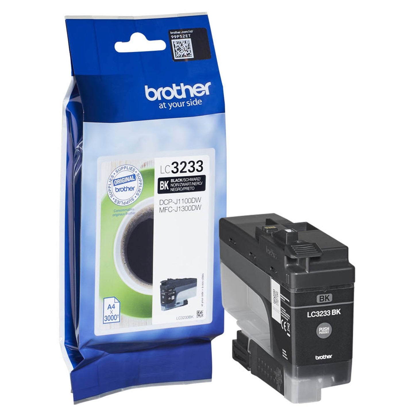 brother LC-3233BK schwarz Druckerpatrone | LC3233BK