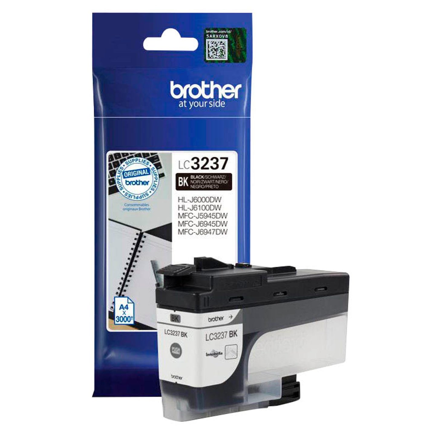 brother LC-3237BK schwarz Druckerpatrone | LC3237BK