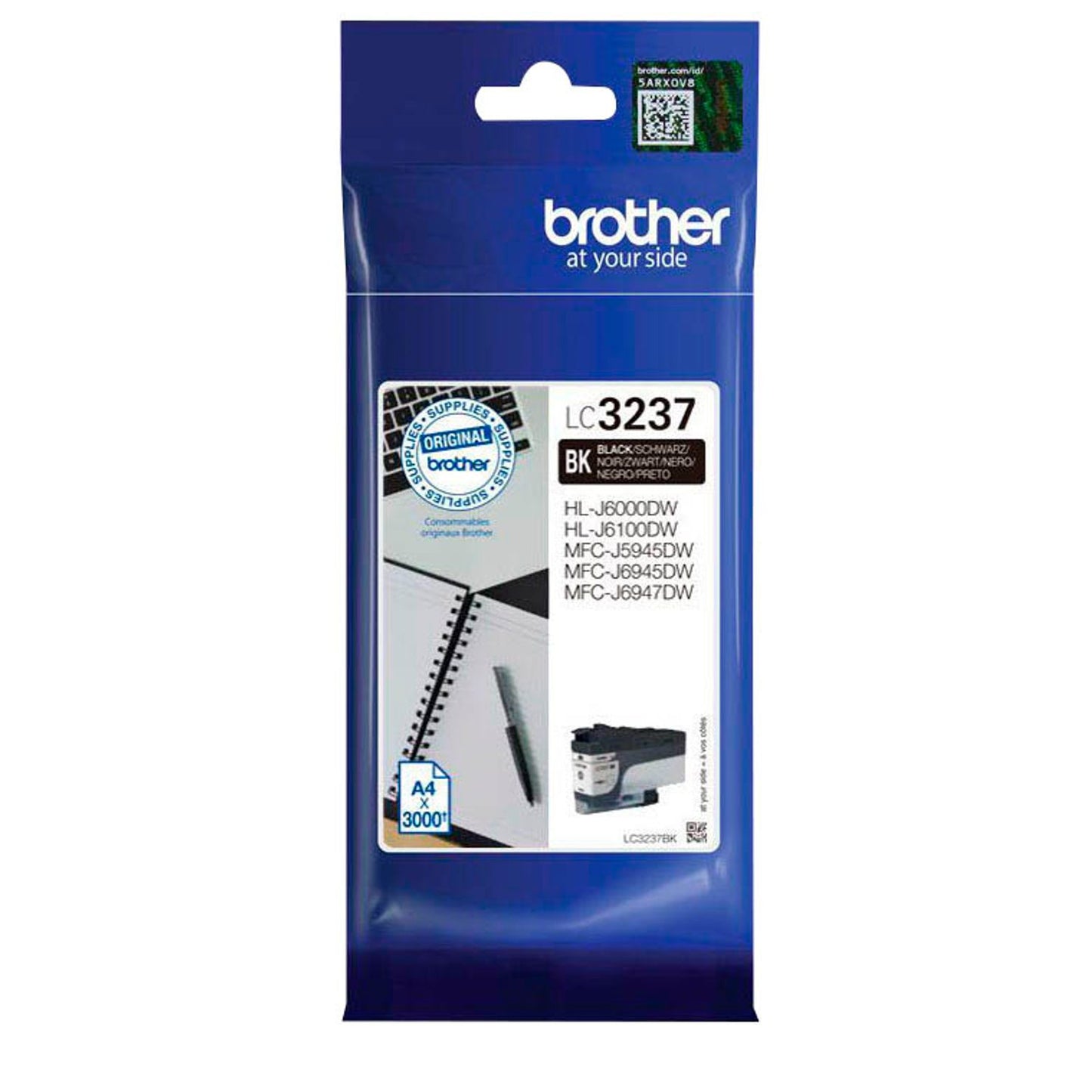 brother LC-3237BK schwarz Druckerpatrone | LC3237BK