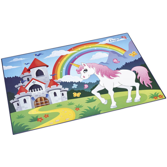Läufer Schreibtischunterlage Einhorn Kunststoff bunt | 46653