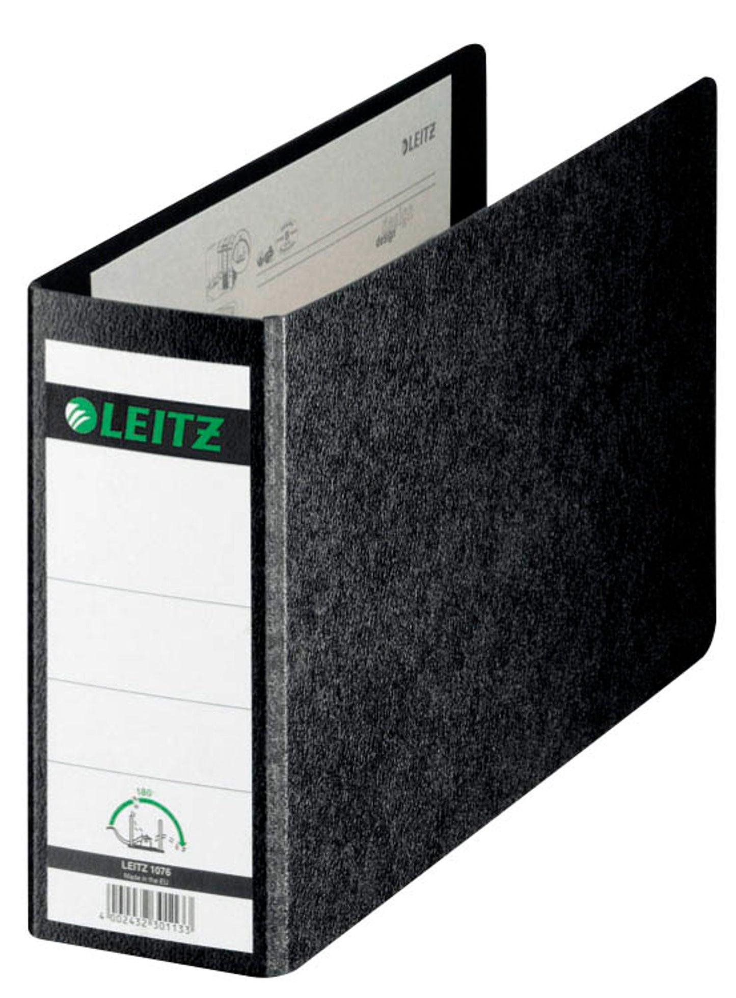 LEITZ 1075 Ordner schwarz marmoriert Karton