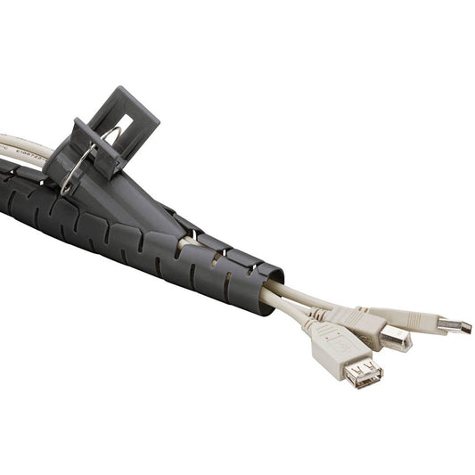 goobay Kabelschlauch 2,5 m schwarz | 51924