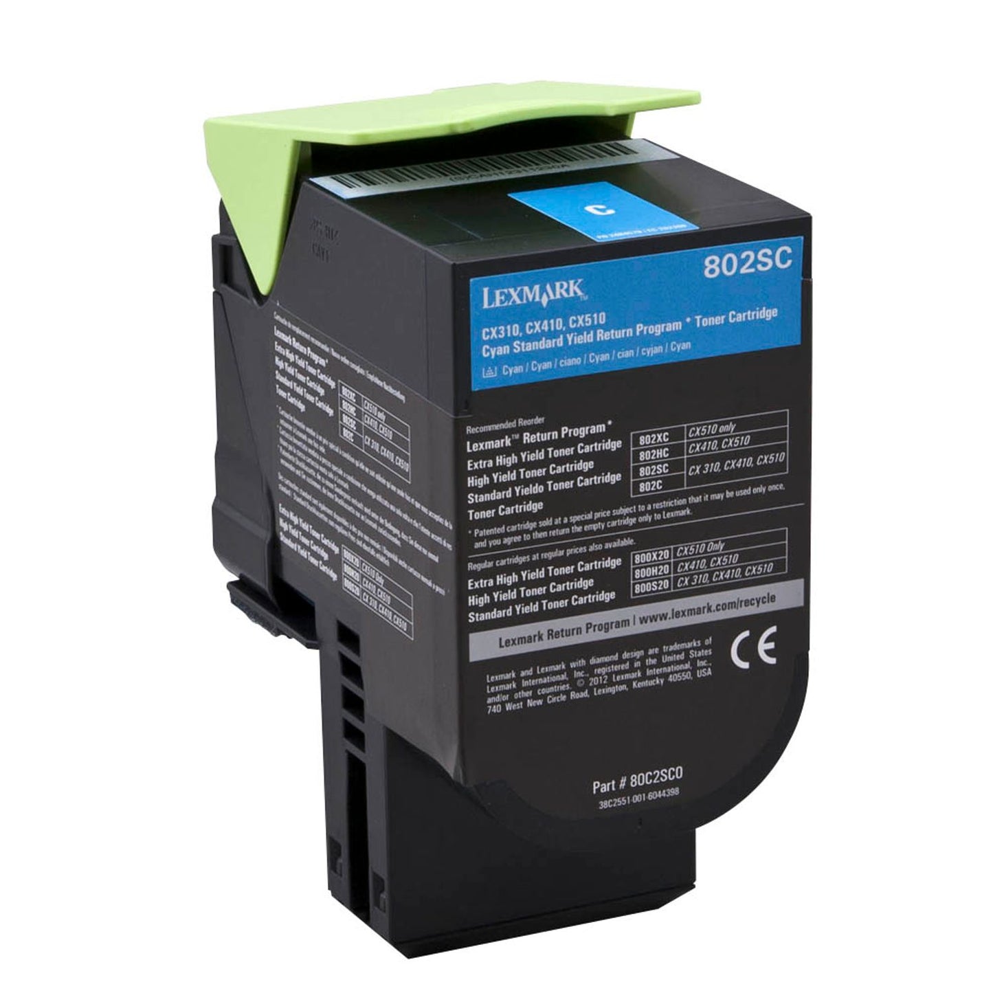 Lexmark cyan Toner | 80C2SC0