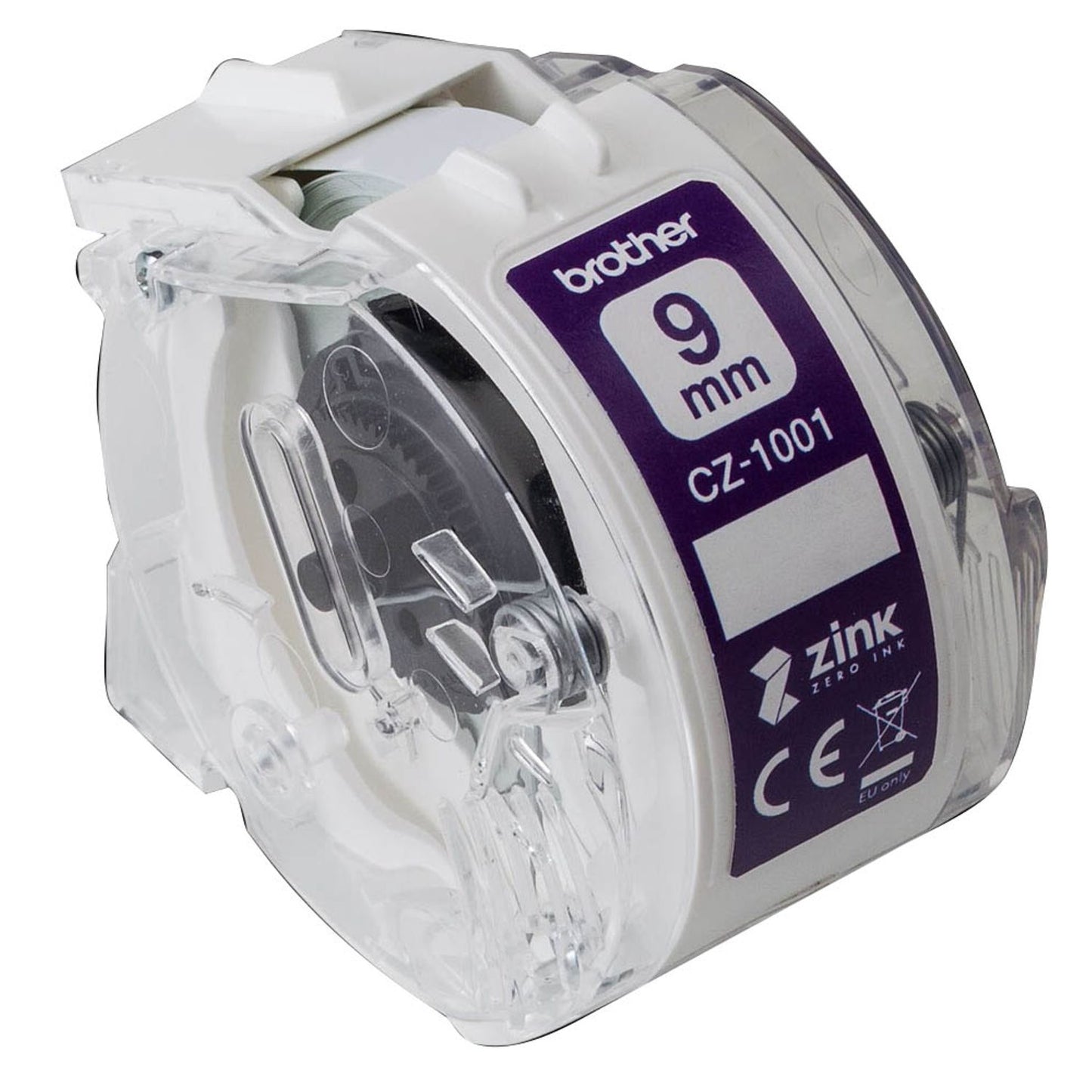 brother Endlospapierrolle für Etikettendrucker weiß 9,0 mm x 5,0 m | CZ-1001