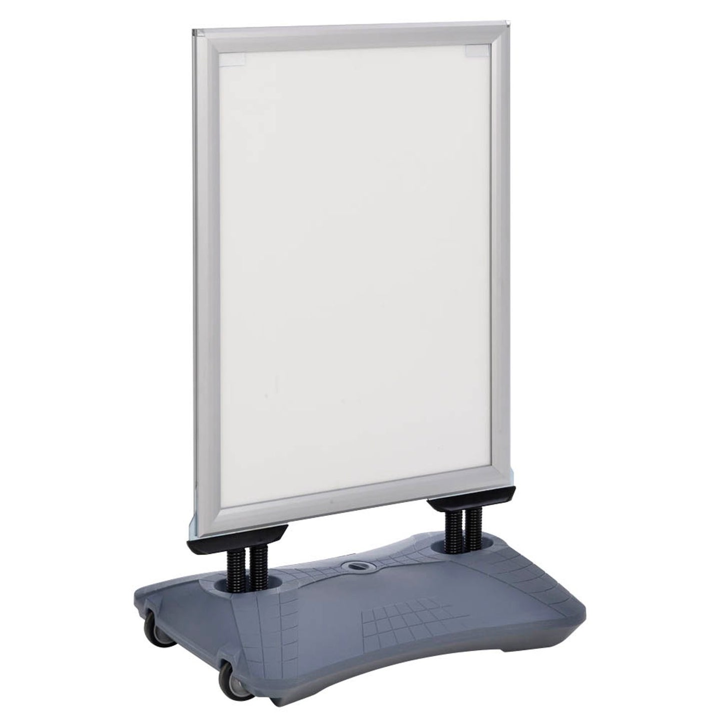 update displays Kundenstopper WindPro Plus silber DIN A1 2 Fächer | 1154018