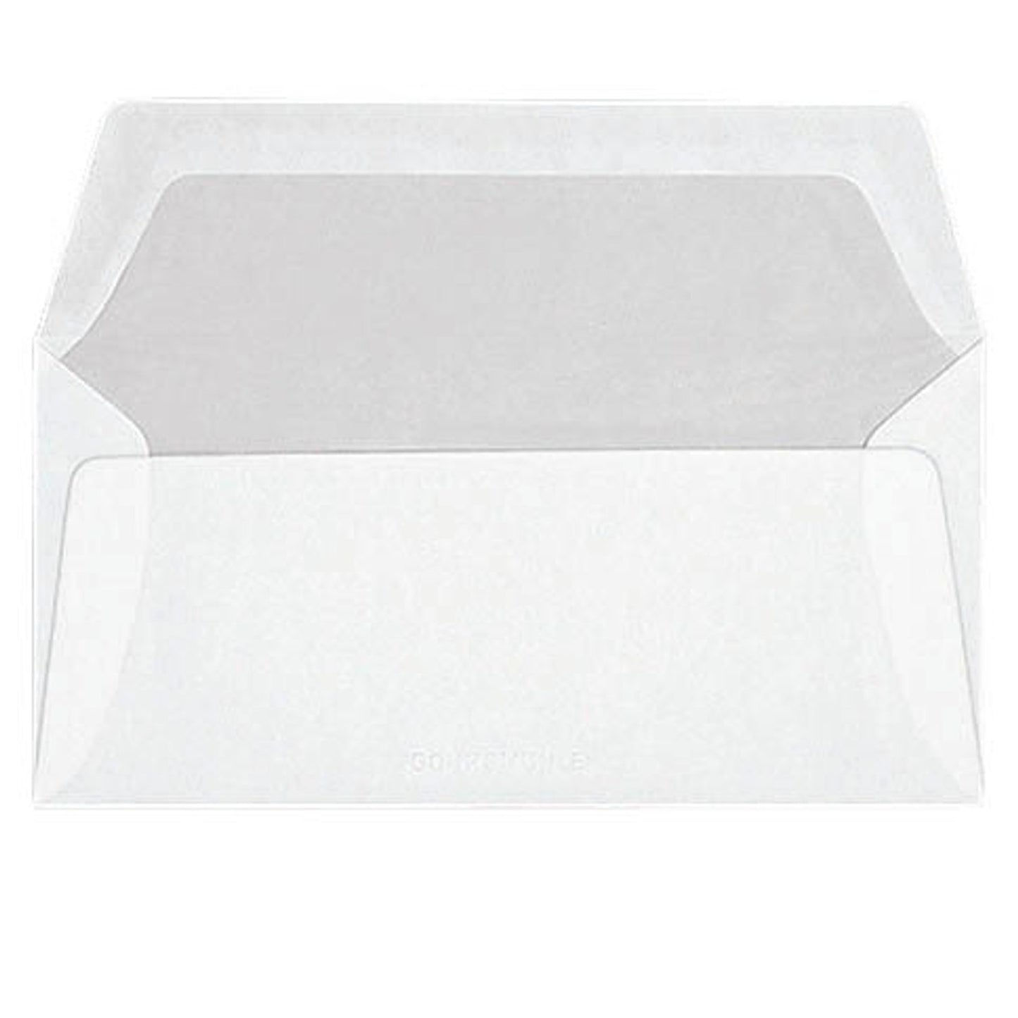 GOHRSMÜHLE Briefumschläge DIN lang ohne Fenster weiß nassklebend | 90023422 | 1 Pack = 25 St.