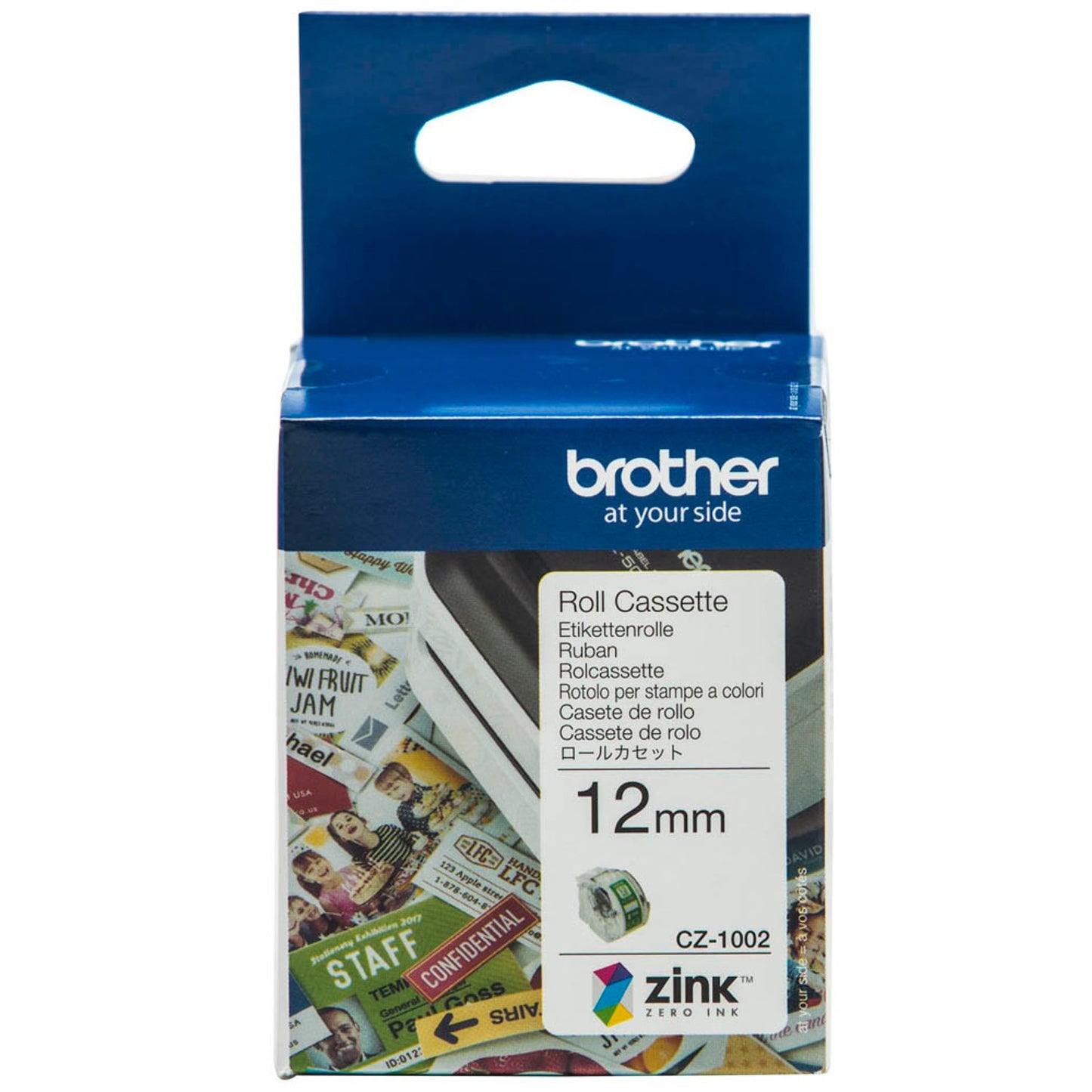 brother Endlospapierrolle für Etikettendrucker weiß 12,0 mm x 5,0 m | CZ-1002