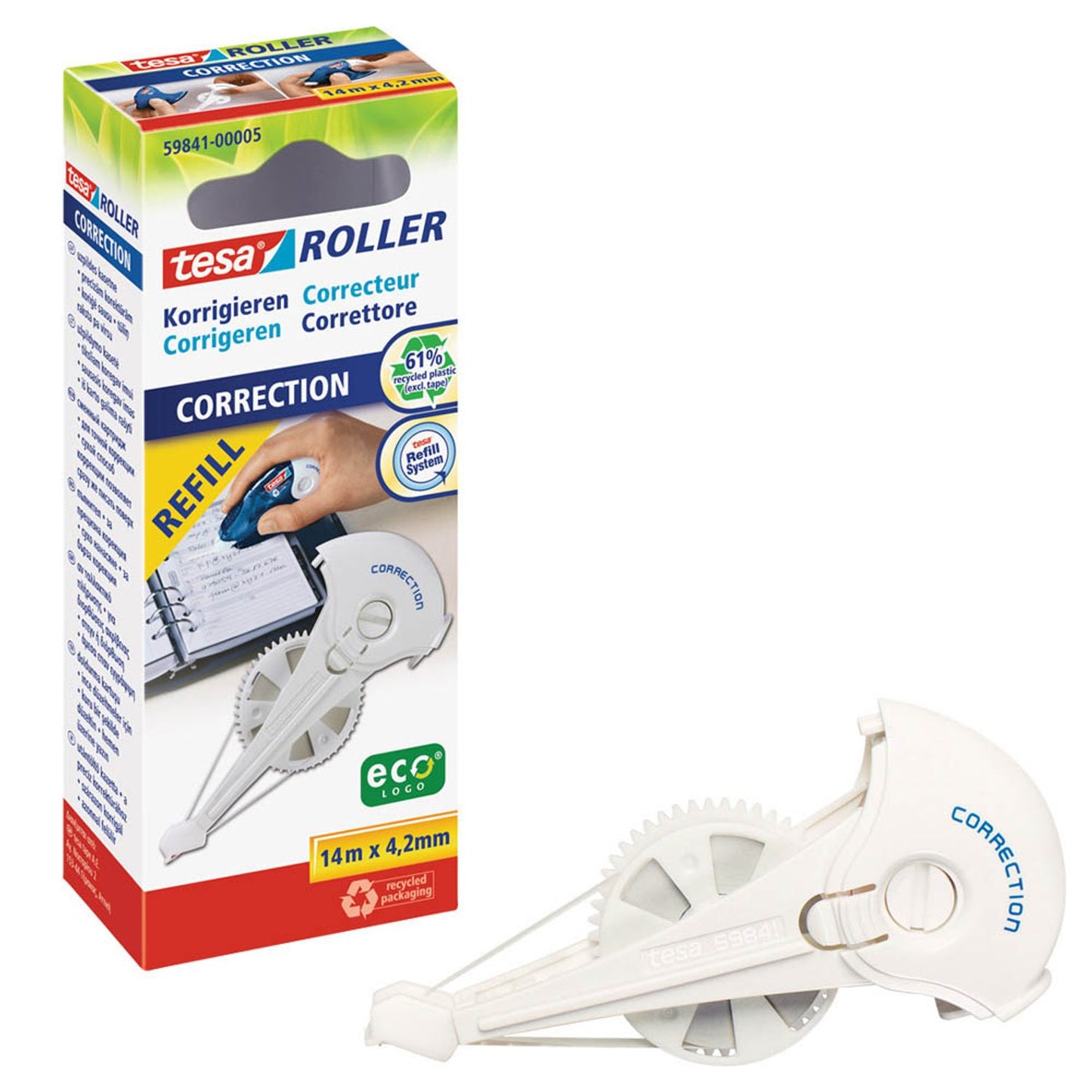 tesa Nachfüllkassette für Korrekturroller 8,4 mm | 59881-00005-05