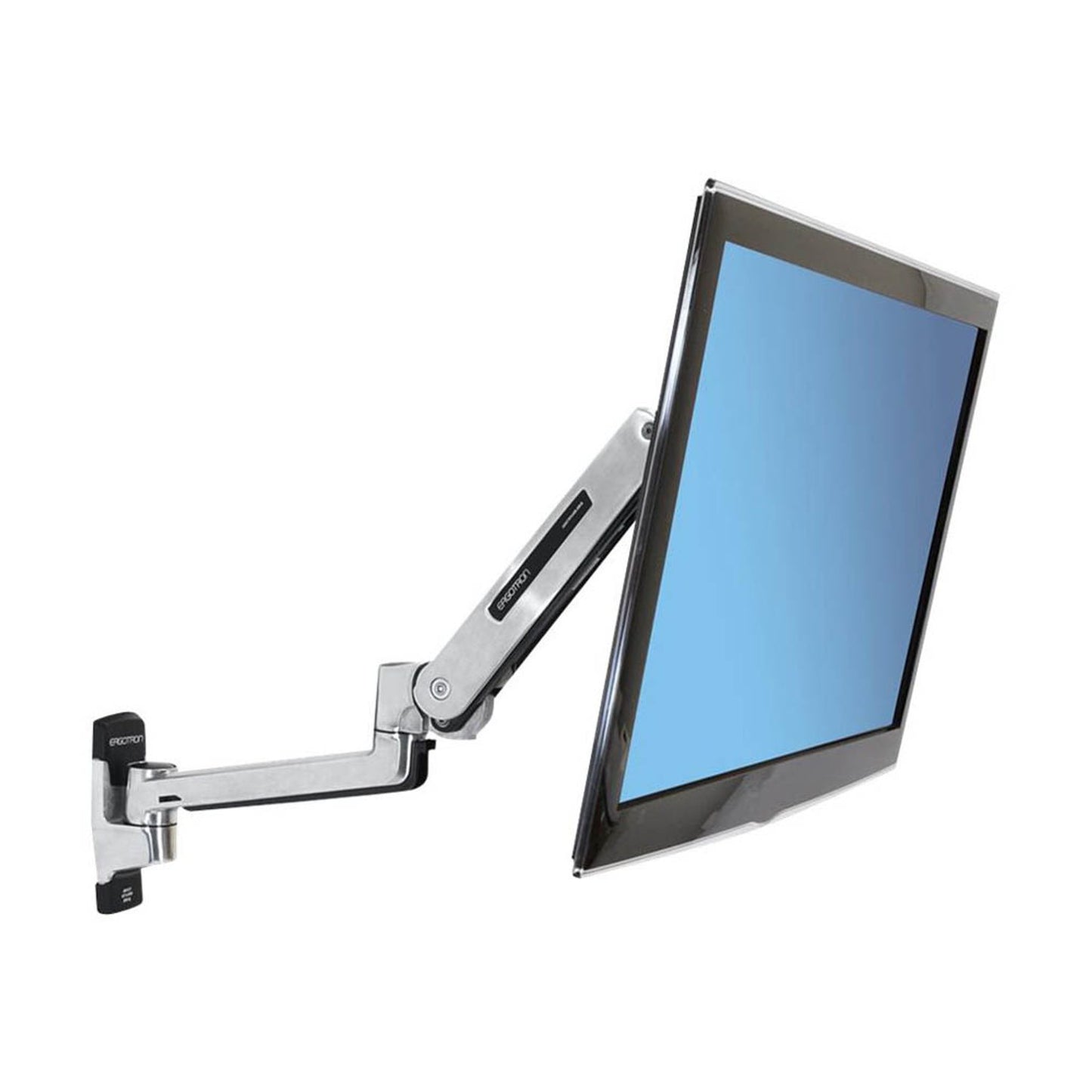 ergotron Monitor-Halterung LX Steh-Sitz-Wand-LCD-Arm silber für 1 Monitor, Wandhalterung | 45-353-026